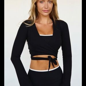 ASTORIA ACTIVEWEAR wrap top